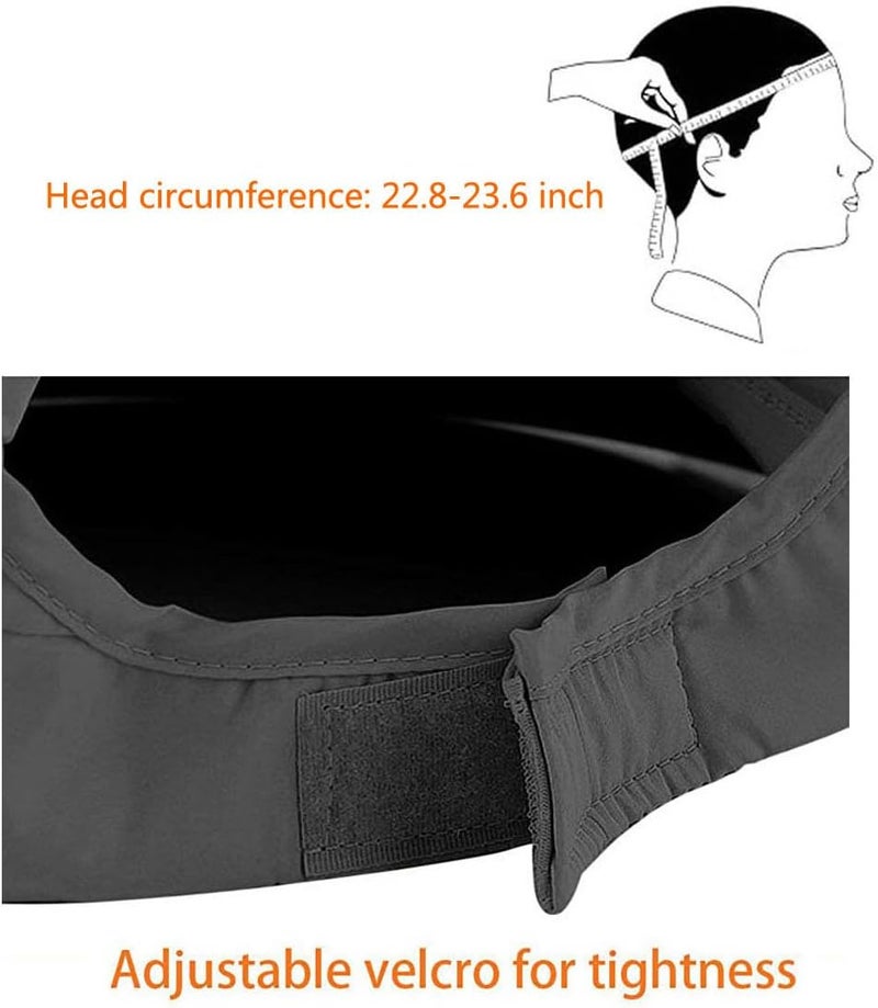 HINDAWI Sun Hats for Women Wide Brim UV Protection Sun Hat Summer Beach Packable Visor - Image 4